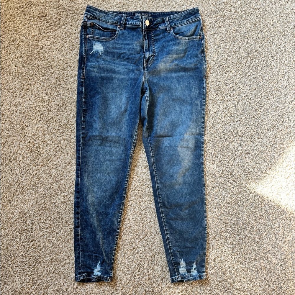Maurices Distressed Skinny Jeans
